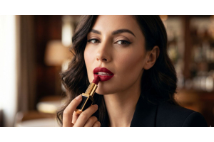 Red lipstick